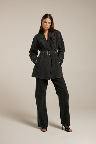 Straight Leg Snake Jeans