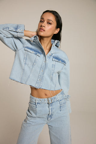 Cut Off Denim Jacket