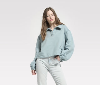 Rugby Sweater With Baloon Sleeves