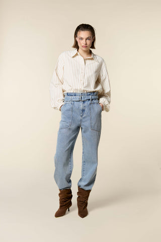 Paperbag Jeans With Belt