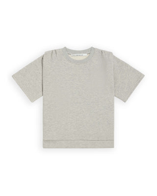 Short Sleeve Sweater With Shoulder Detail - KIDS