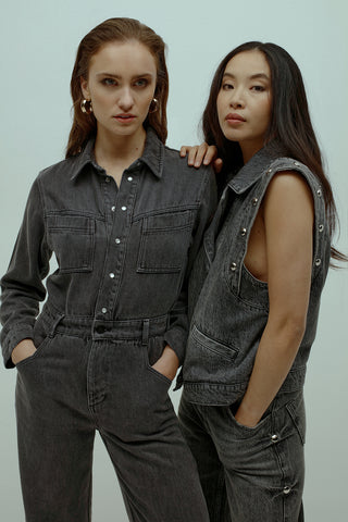 Flowy Denim Overall
