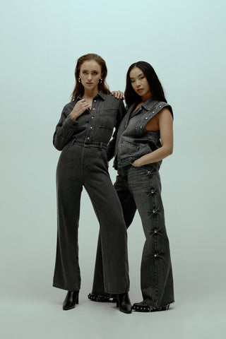 Flowy Denim Overall