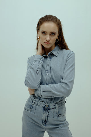 Denim Blouse