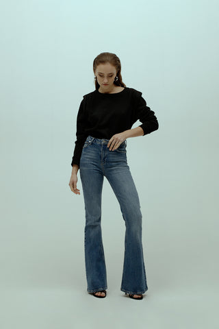 Sweater With Shoulder Detail