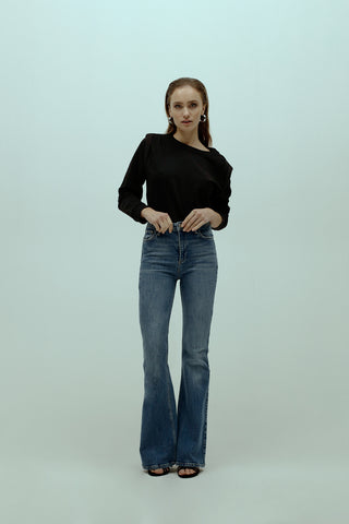 Sweater With Shoulder Detail