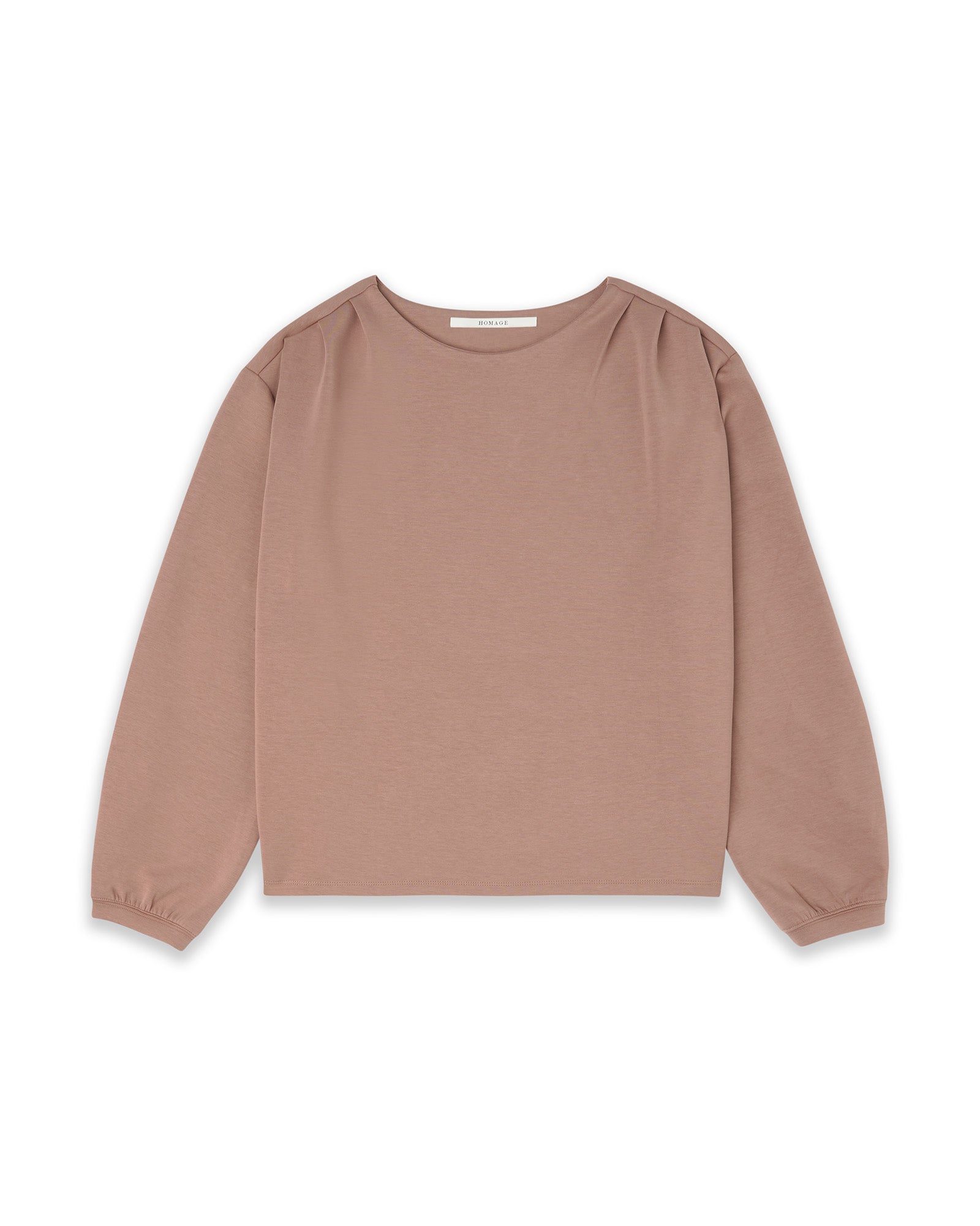 Longsleeve Sweater With Shoulder Pleats – homagetodenim