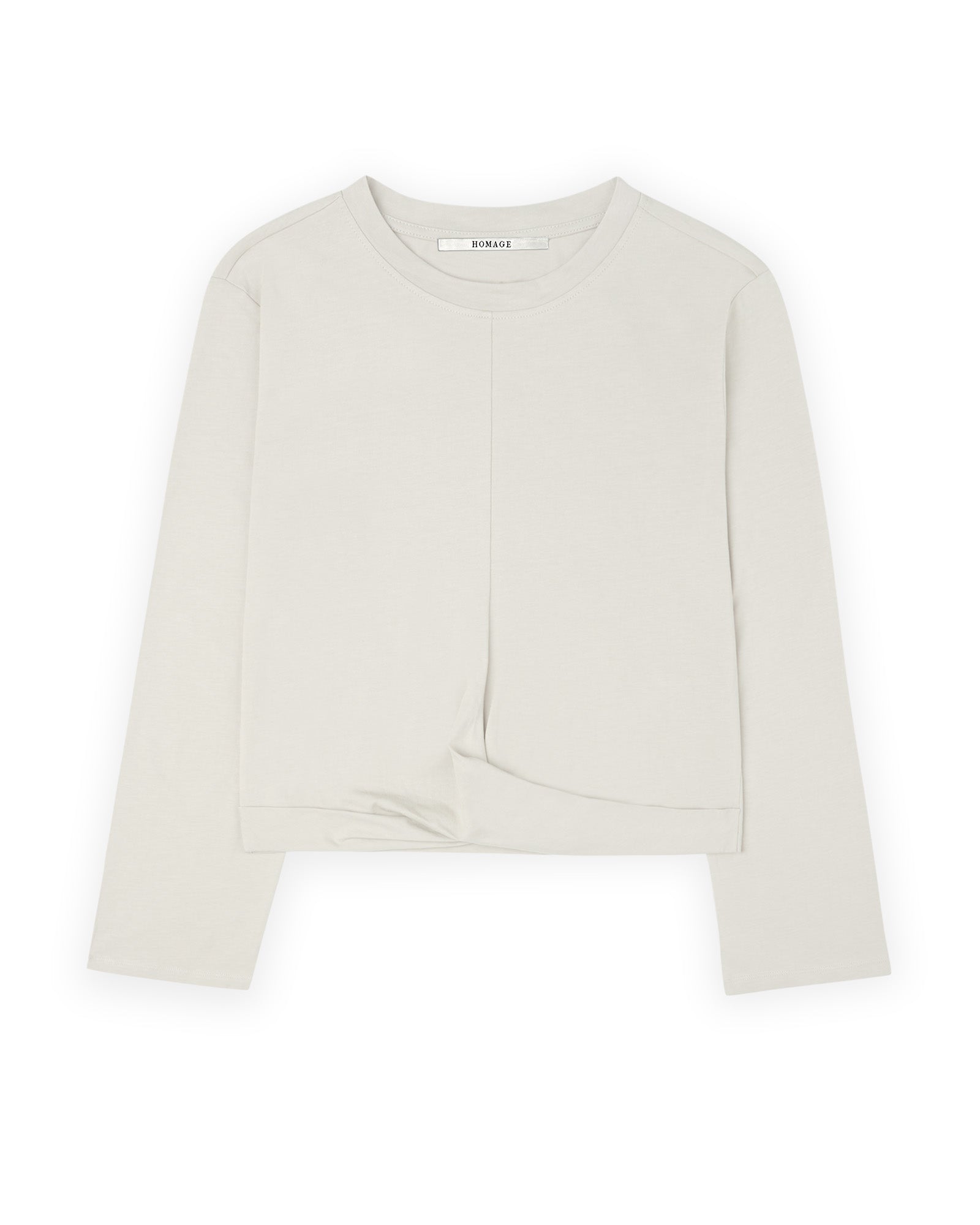 【UJOH】Hem Knot Half Shirts Dash and Dot - HALF SLEEVE KNOTTED BUTTON SHIRT | Online Store