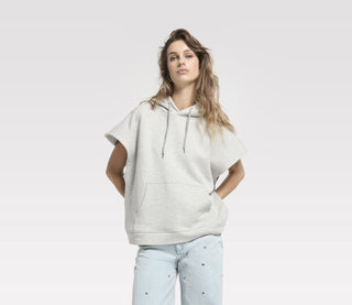 Oversized Sleeveless Hoodie