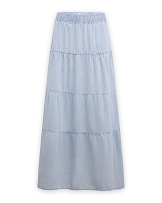 Maxi Skirt With Gathering
