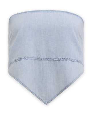 Denim Bandana Top