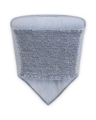 Denim Bandana Top