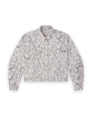Snake Cropped Jacket