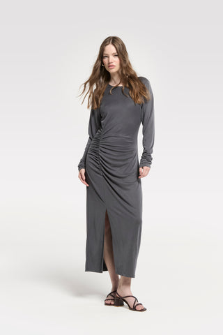 Flowy Dress With Gathering