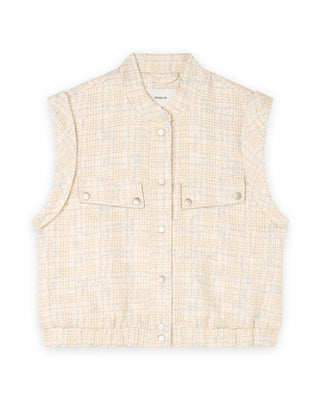 Tweed Bomber Waistcoat