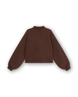 High Neck Sweater With Zipper