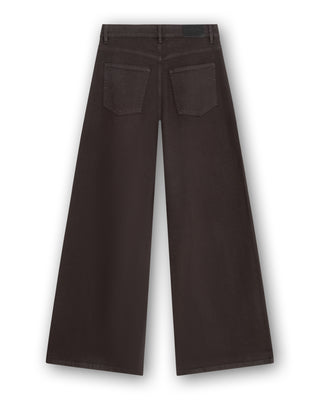 Palazzo Jeans With Big Eyelets