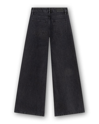 Palazzo Jeans With Big Eyelets