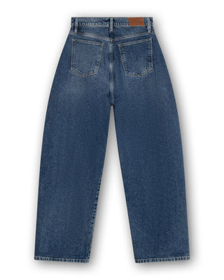 Dean - Curved Baggy Jeans With Slanted Fly