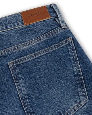 Dean - Curved Baggy Jeans With Slanted Fly
