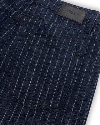 Palazzo Jeans With Pinstripe