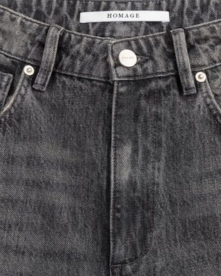 Jimi - Mid Waist Barrel Jeans With Darts