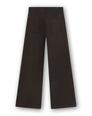 Tailored Jeans With Leather Coating