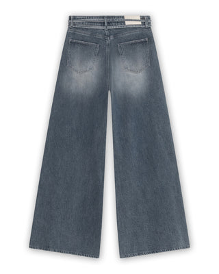 Extra Wide Leg Jeans With Double Cords