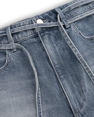 Extra Wide Leg Jeans With Double Cords