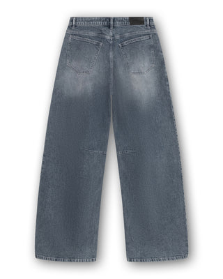 Bowie - Extra Wide Barrel Jeans With Cutseams