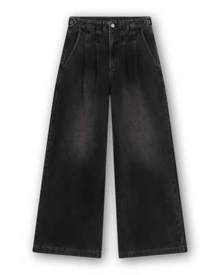 Tailored Pleated Jeans
