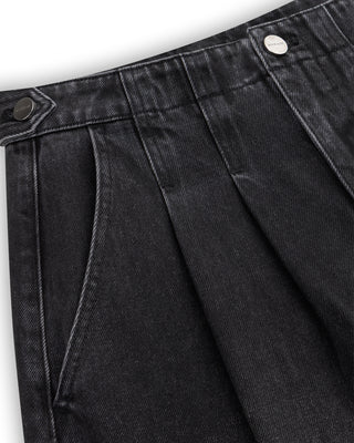 Tailored Pleated Jeans