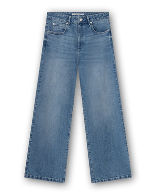 Cooper - Mid Waist Slouchy Wide Leg Jeans