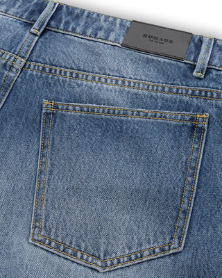 Bowie - Extra Wide Barrel Jeans With Destroys