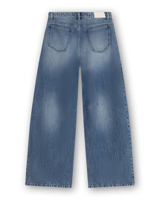 Bowie - Extra Wide Barrel Jeans With Cutseams