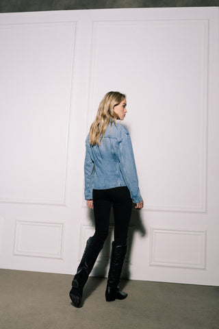 Flowy Blouse With Corset Detail