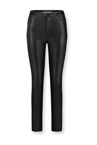 Sarah - Vegan Leather Straight Pants