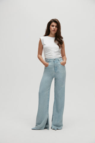 Cropped Top With Gathering