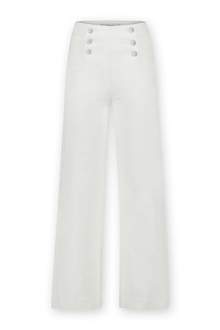Lauren - Cropped Wide Leg With Button Detail