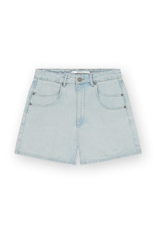 Denim Shorts With Double Pockets