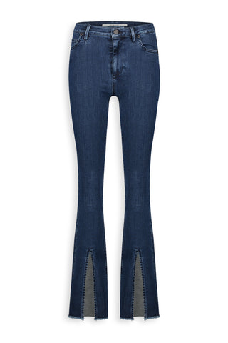 Flared Jeans With Slits