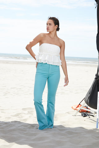 Jane - Colored Flared Jeans