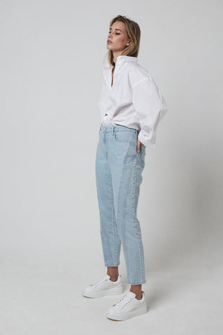 Marilyn - Strapped Straight Jeans