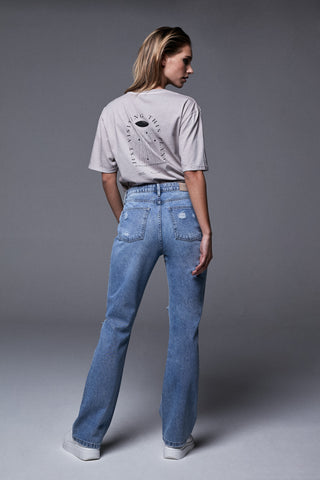 Flared Jeans With Buttons