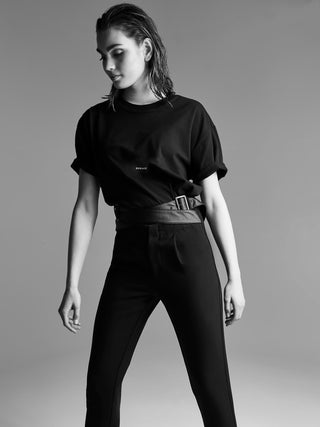 Tailored Belted Pants